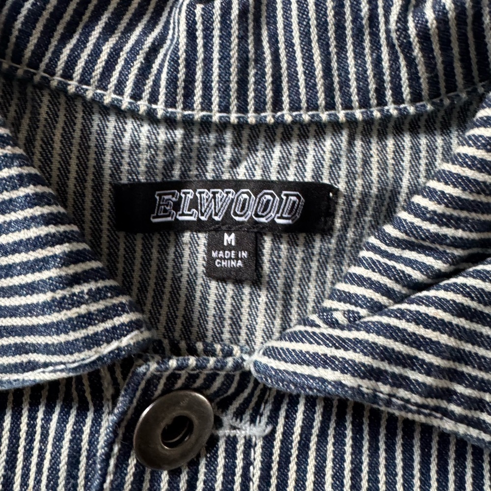Striped Button-Up Jacket - image 6